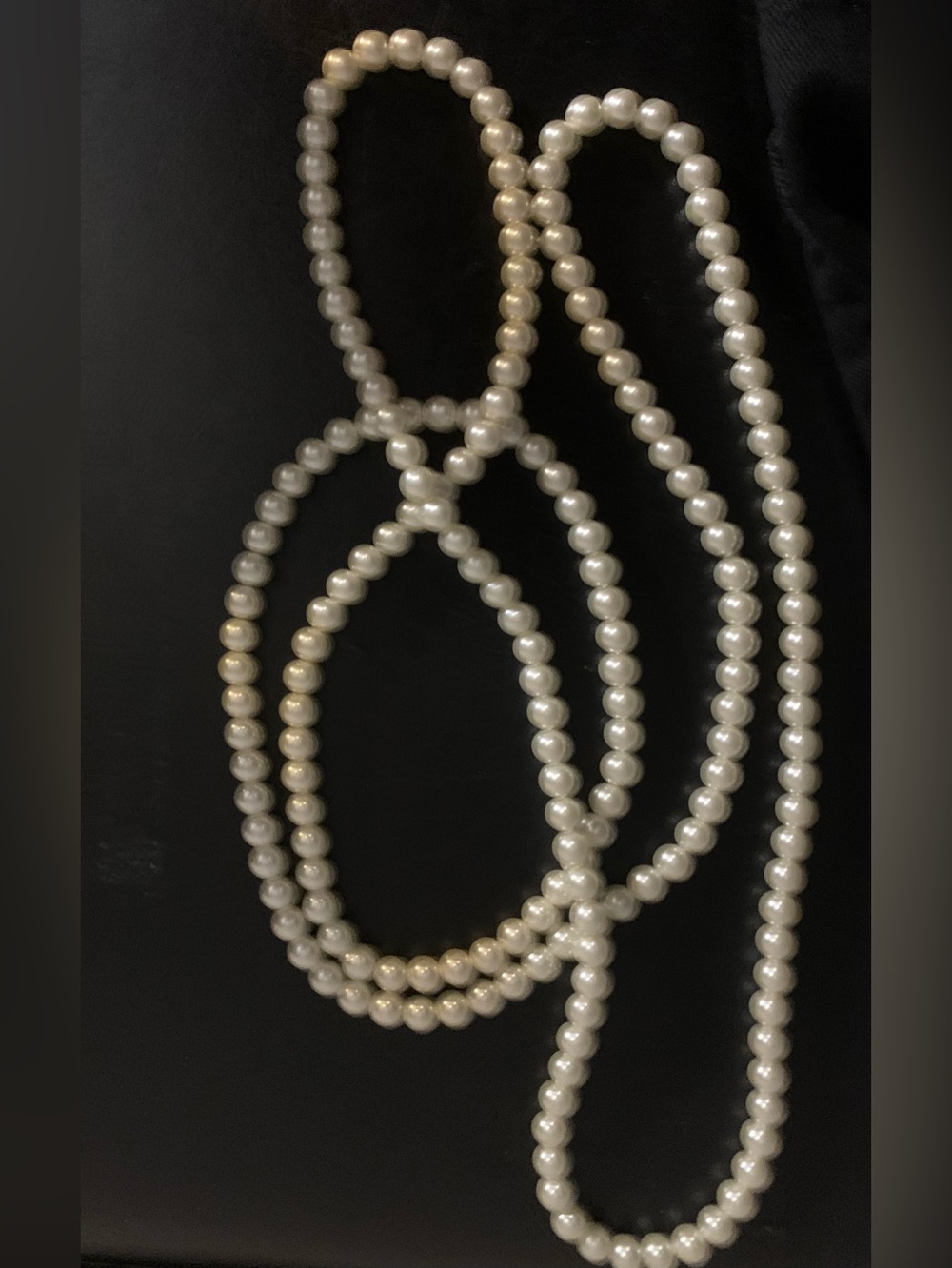 Classic White faux Pearl Strand Necklace - Elegant Women’s Jewelry